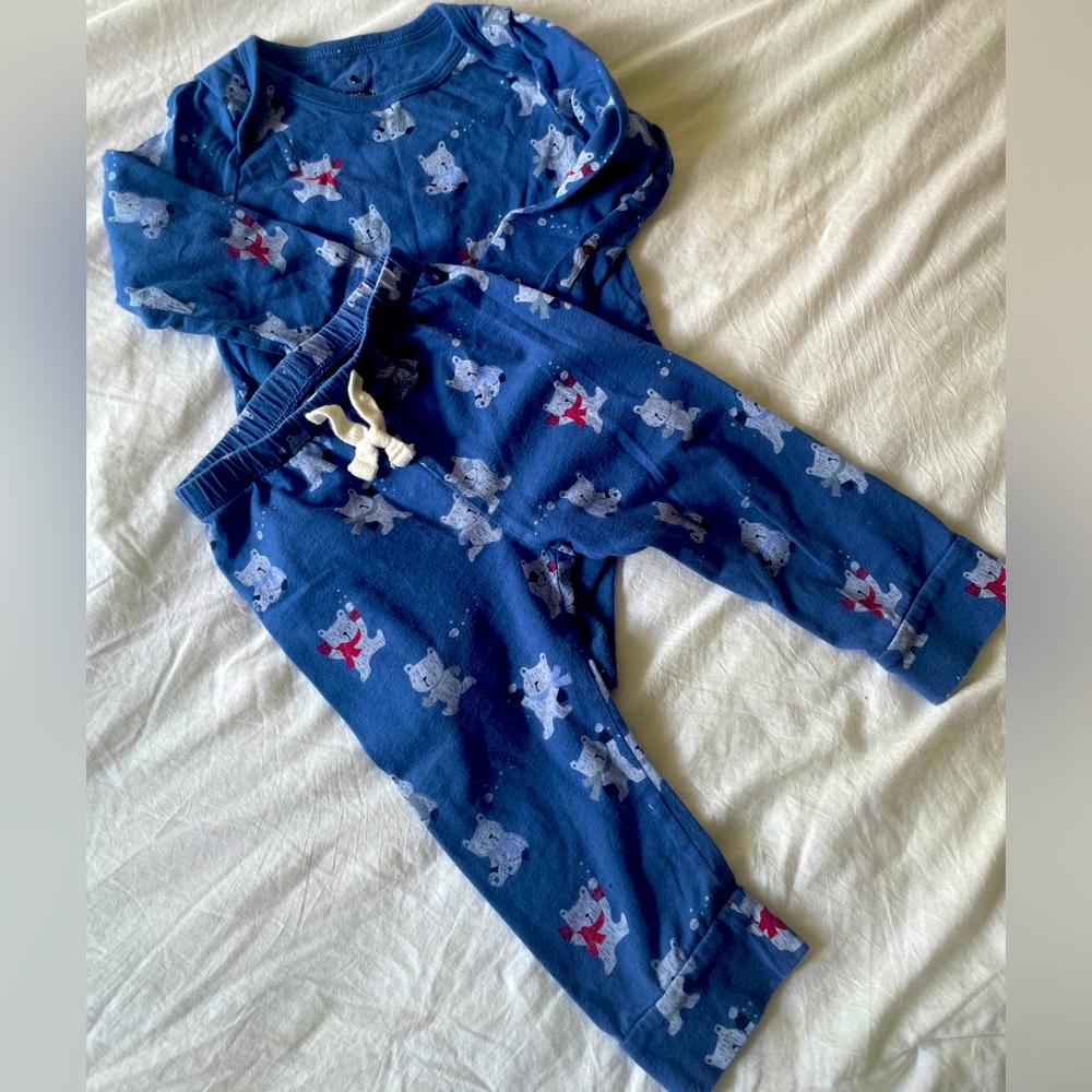 Baby Boys Gap Matching Set-Blue.
